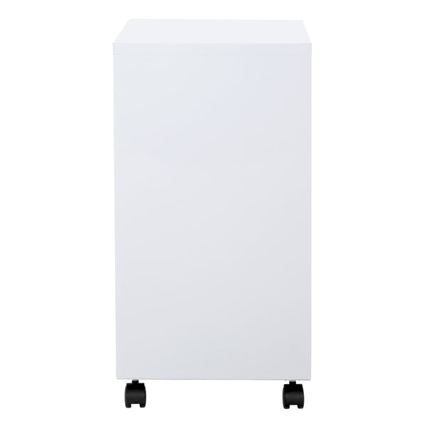 OSP Home Furnishings Metal File Cabinet White