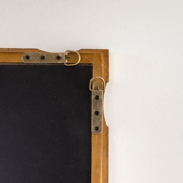English Elm Gold Matte Bamboo Node Rectangular Mirror Organic Textured Frame Bedroom Entryway W3081P391524