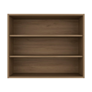 English Elm Chinle Three Tier Open Wall Cabinet Melamine Shelving for Kitchen Pantry Storage B128P485404