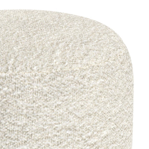 English Elm Nate Handwoven Cotton Square Pouf Artisan Footrest for Bohemian Living Rooms B136P427583