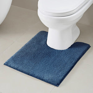 Madison Park Signature - Bath Contour Rug - Ultra-Plush High-Pile Microfiber, Quick-Dry Comfort, Non-Skid Oeko-Tex Certified