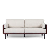 Christopher Knight Home® - Noble House - Sofia Mid-Century Modern Upholstered 3 Seater Sofa