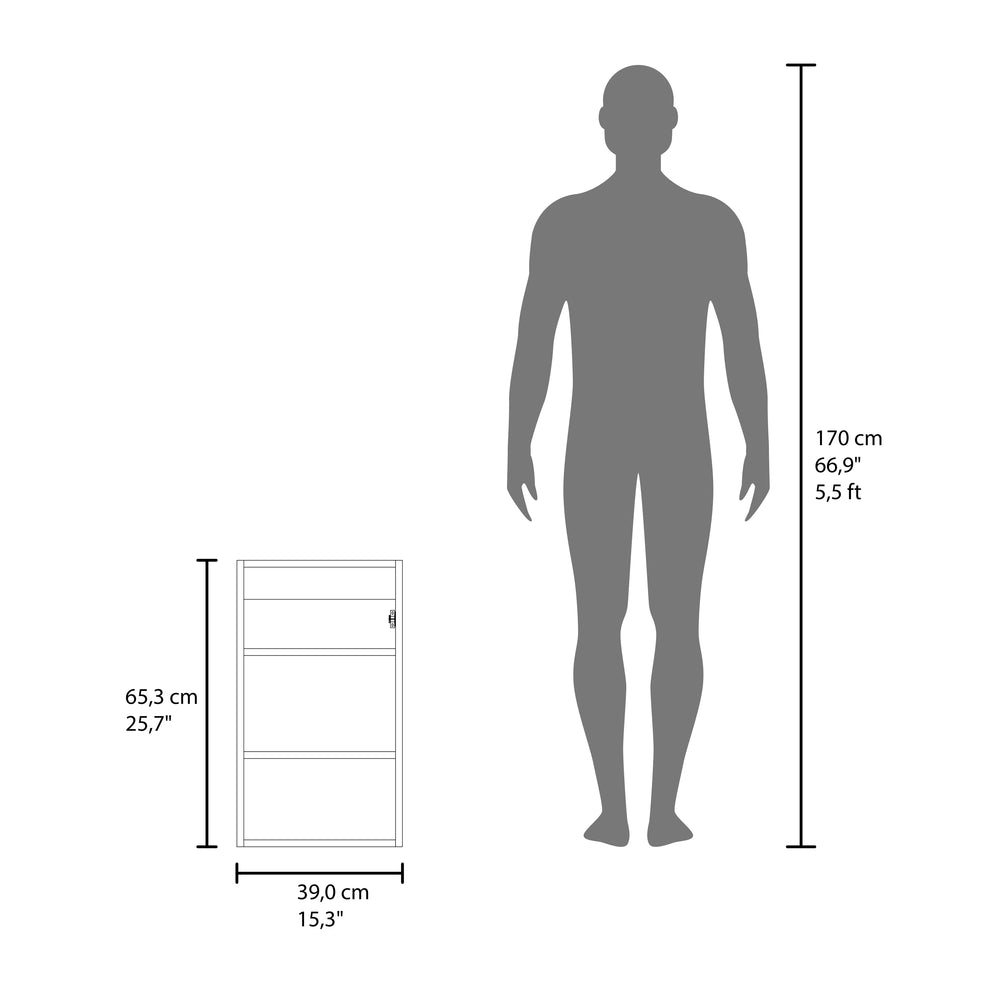 English Elm Juno Narrow Mirrored Medicine Cabinet 25.7" H x 15.7" W — Space-Saving Wall Mount with 3 Interior Shelves White 31.2 L x 19.3 W x 3.6 H B070P242486