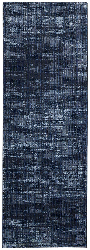 Feizy Rugs Deja Modern Low-pile Rug - Turkish Crafted With Polyester For Stylish Comfort In Any Room Decor Blue,Black Polypropylene,Polyester Dja39pjfnvy000i02