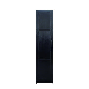 English Elm Stackable Wall Cabinet 70.87" High White – Slim 15.75" D x 15.75" W Modular Storage with Shelves W331P187587