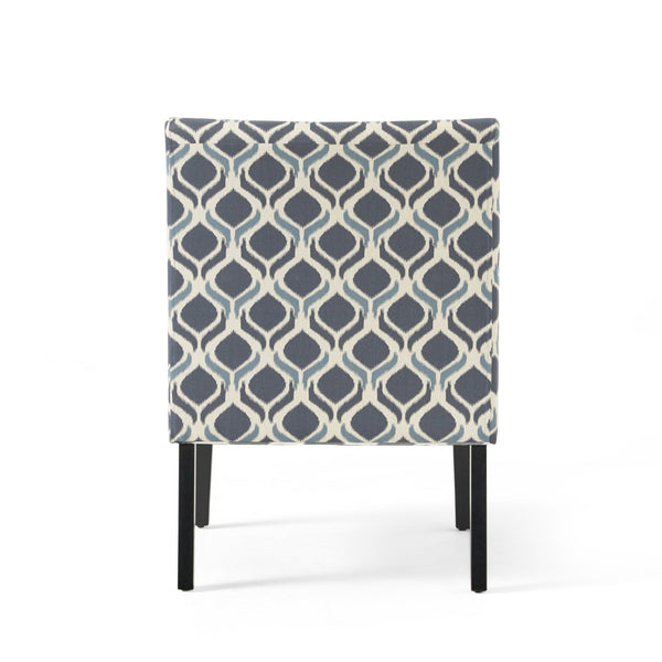 English Elm Accent Chair with Rubberwood Legs Plush Upholstery for Modern Living Spaces N771P218158B