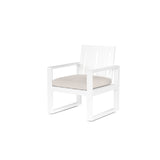 Newport Dining Chair in Canvas Natural, No Welt SW4801-1-5404 Sunset West