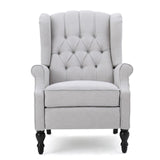 Christopher Knight Home® - Noble House - Walter Light Grey Fabric Recliner