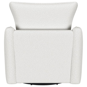 English Elm Nikko Upholstered Swivel Glider Chair in Vanilla — Cozy Farmhouse Comfort, Smooth 360° Motion, Plush Seating B062P353405