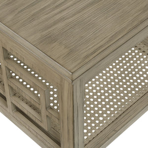 OSP Home Furnishings Cambridge Coffee Table Bone Finish