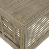 OSP Home Furnishings Cambridge Coffee Table Bone Finish