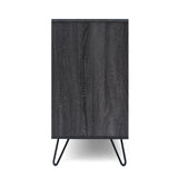 Christopher Knight Home® - Noble House - Sincere Mid Century Modern Two Toned Grey Oak Finished Faux Wood Cabinet