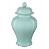 Celadon Green Temple Jar