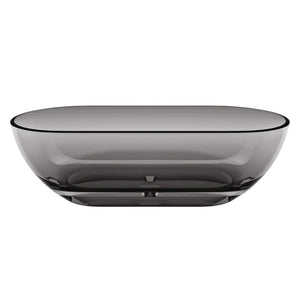 English Elm 69 Inch Freestanding Soaking Tub Eco Stone Resin Matte Spa Bath for Primary Suites T3785P353965