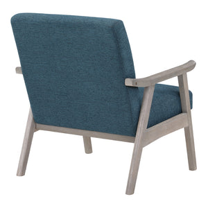 OSP Home Furnishings Weldon Armchair Azure
