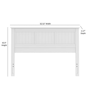 English Elm Wilton Window Pane Wood Queen Panel Headboard - Farmhouse Charm With Easy Assembly & Durability B050P395279-GIGA