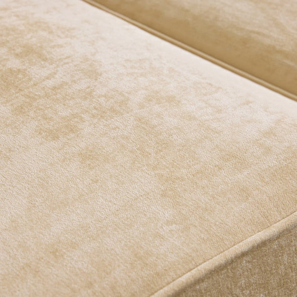 English Elm 103.15'' Chenille L-shaped Sectional Sofa with Detachable Pleated Skirt and Ottoman Khaki W3612S00045