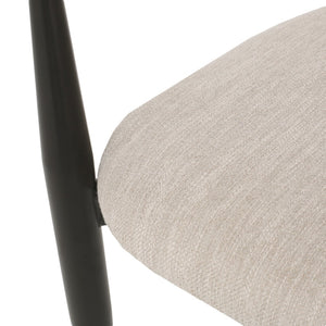 English Elm Metal Boucle Settee Loveseat with Sculptural Toothpick Legs for Modern Living Spaces Beige,Black+Gold N771P247148A