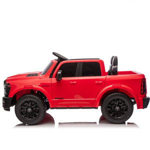 English Elm 24v Dodge Ram 2500 Licensed Kids Electric Truck Two Seat Ride on with Remote W1578P305907