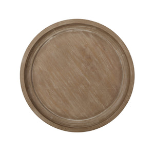 English Elm Christopher Knight Home® - End Table - French Country Charm With Lipped Round Top, Ideal Accent For Living Spaces & Entryways N771P239460Y