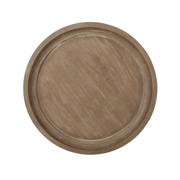English Elm Christopher Knight Home® - End Table - French Country Charm With Lipped Round Top, Ideal Accent For Living Spaces & Entryways N771P239460Y