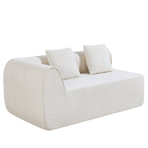 English Elm Package Curved Low-profile L-shaped Sectional Foam Sofa for Modern Living Rooms N767P366010A
