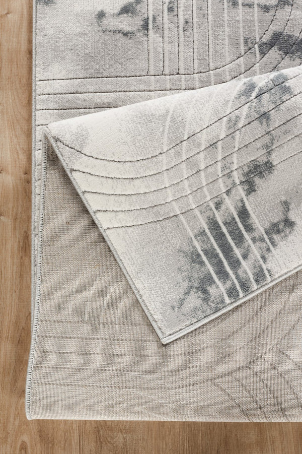 English Elm Geometrix Gray Area Rug 7'10" X 10'6" - Soft, Durable, Kid & Pet-Friendly, Modern Geometric Design B186P316813