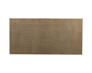 Sunpan Albans Handcrafted Coffee Table - Intricate Etched Brass Finish with Elegant Black Iron Base, 60"W