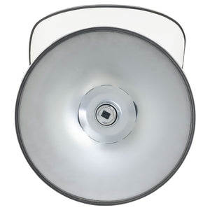 English Elm Edenton White Upholstered Adjustable Bar Stool Set of 2 — Swivel Leatherette Comfort, Metal Base Stable B062P344920