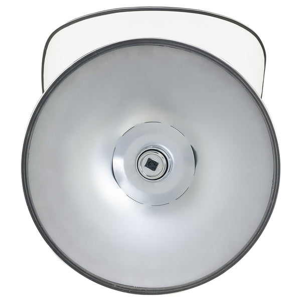 English Elm Edenton White Upholstered Adjustable Bar Stool Set of 2 — Swivel Leatherette Comfort, Metal Base Stable B062P344920