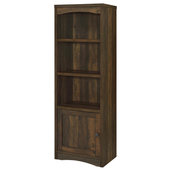 English Elm Sloat Matte Black Three Piece Entertainment Center with Media Towers for Large Tvs B062S01796