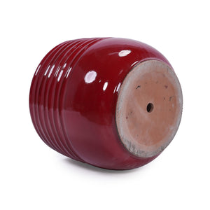 English Elm 3 Elegant Ceramic Flowerpots Set - Handcrafted Modern Planters For Patio, Garden & Windowsills W3273P321467