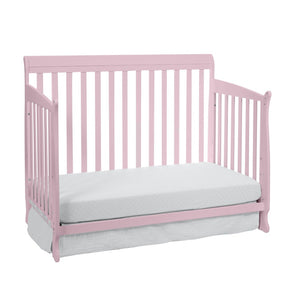 English Elm Brees Island Convertible Crib with Belgrave Curves and Dual Tone Veneer Nursery Design B022P204858