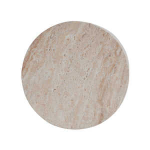 English Elm Christopher Knight Home® - Outdoor/Indoor Lightweight Concrete Side Table With Travertine Finish & Integrated Side Handle N773P253800Z