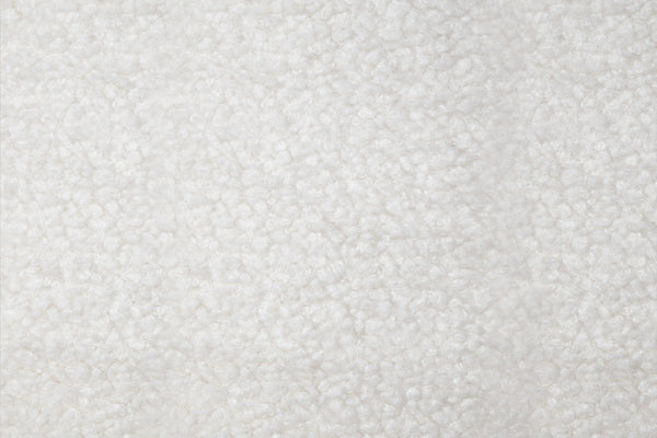 English Elm Convertible Sofa with Pull-Out Bed, Sleek Armless Sherpa Upholstery, Cozy Plush Pillow Included White 45 L x 33 W x 17 H B089P240523