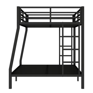 English Elm Metal Full Xl Over Queen Bunk Bed – Heavy-Duty, Space-Saving, Noise-Reducing Comfort For All Ages W1580S00238