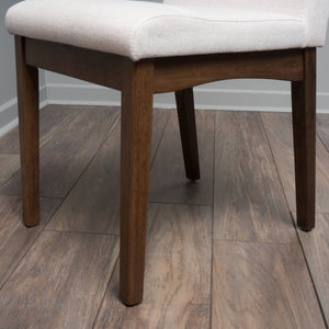 English Elm Christopher Knight Home® - Dining Chair Set Of 2 - Mid-Century Modern Upholstered Seats With Rubberwood Frame For Comfort 59460.00LBE