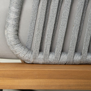 English Elm Christopher Knight Home® - Lucca Outdoor 4-Piece Acacia Wood Conversation Set With Water-Repellent Cushions For Stylish Living N773OC00019G