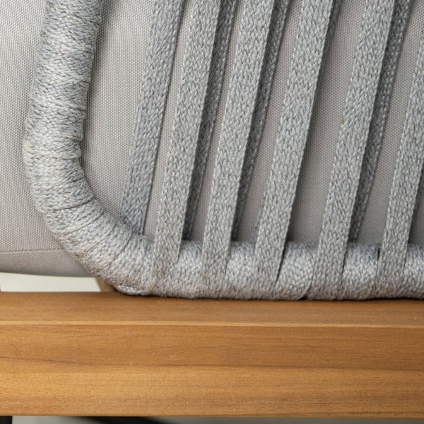 English Elm Christopher Knight Home® - Lucca Outdoor 4-Piece Acacia Wood Conversation Set With Water-Repellent Cushions For Stylish Living N773OC00019G