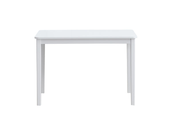 English Elm Fidelity 5Pc White & Gray Dining Set with Rectangular Fixed Table, Two-Tone Chairs, Durable MDF Finish B2726P408896