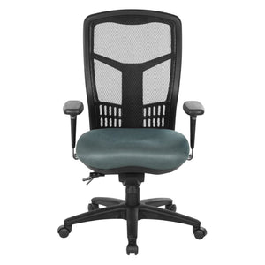 OSP Home Furnishings Progrid® High Back Mesh Office Chair with Lumbar Support and Ergonomic Adjustable Seating 92892-2M
