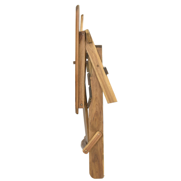 English Elm Christopher Knight Home® - Malibu Handcrafted Adirondack Chair - Durable Acacia Wood, Rustic Style, Foldable For Easy Storage N770P241668M