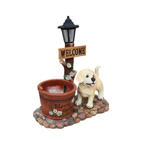 English Elm Cute Feline Resin Planter Statue for Garden Patio Balcony Whimsical Succulent Pot W5398P464243