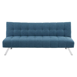 OSP Home Furnishings Sawyer Futon Blue
