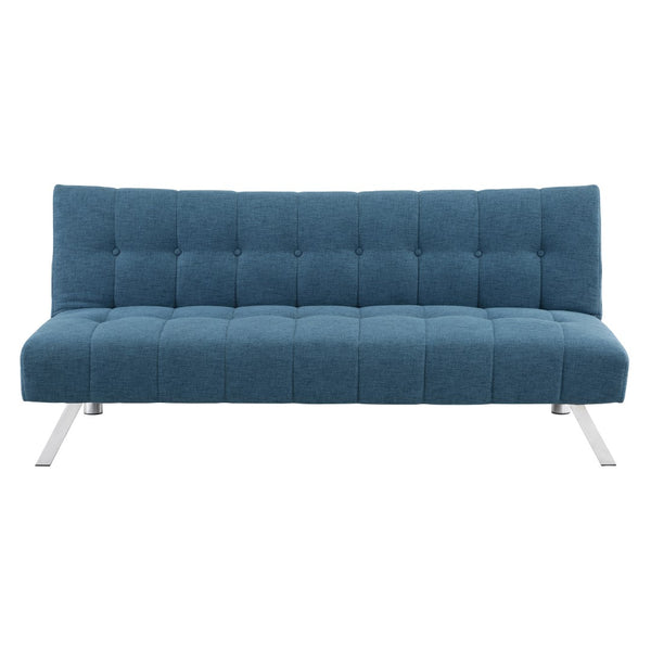 OSP Home Furnishings Sawyer Futon Blue