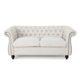 Christopher Knight Home® - Noble House - Somerville Traditional Chesterfield Loveseat Sofa