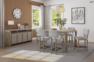 English Elm Upholstered Chair with English Knotty Oak Frame, Performance Fabric Seat & Back, Light Natural Finish Oak 42 L x 22 W x 16.5 H B2699P401373