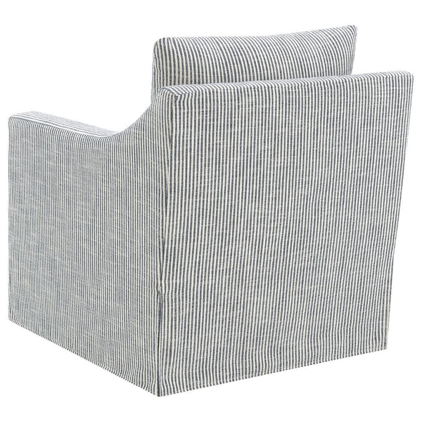 English Elm Merced Swivel Accent Chair Plush Foam Seat Soft Grey Fabric for Living Room B062P451981