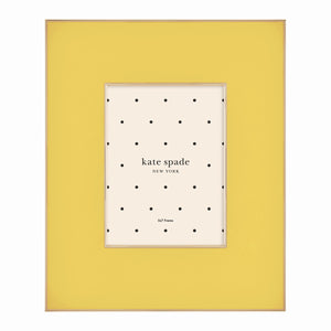 Lenox Kate Spade Make It Pop 5X7 Frame Yellow, PINK METAL 895178