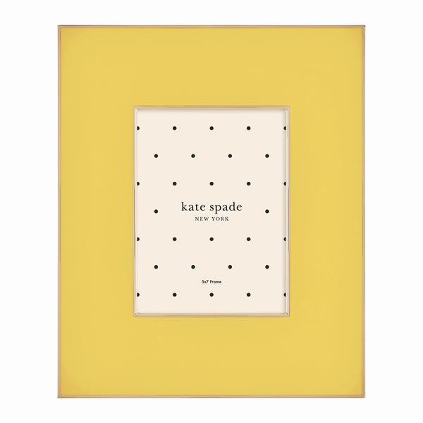 Lenox Kate Spade Make It Pop 5X7 Frame Yellow, PINK METAL 895178